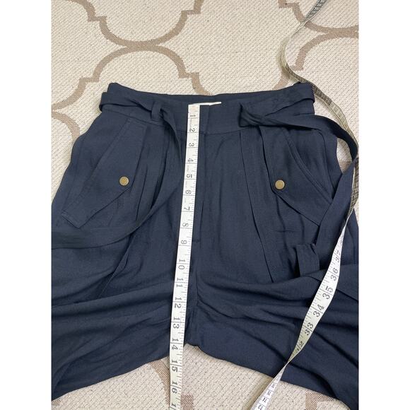 Ulla Johnson Alandra Pants Raven Black High Waisted Pockets Crepe,size 2,MSRP425 - Picture 10 of 16